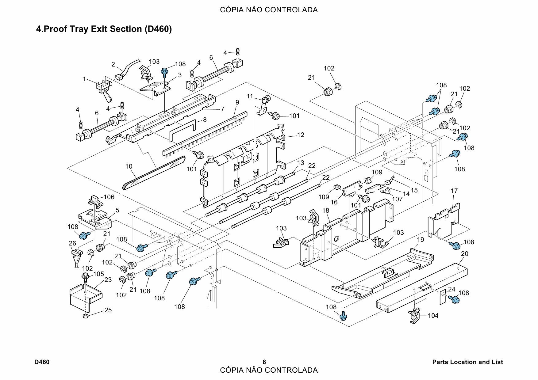 RICOH Options D460 FINISHER-SR4050 Parts Catalog PDF download-5 RICOH Options D460 FINISHER-SR4050 Parts Catalog PDF download-5